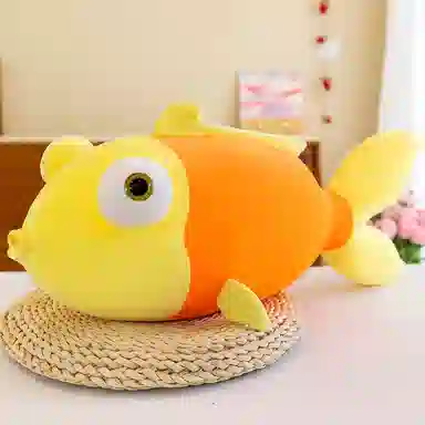 公主恋人 金鱼泡泡抱枕 小鱼 鲤鱼 锦鲤靠枕枕头 玩偶 毛绒公仔