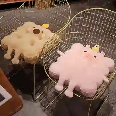 公主恋人 卡皮巴拉 水豚 坐垫 靠枕 玩偶周边