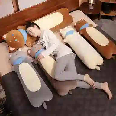 公主恋人 可爱卡通猫咪长条枕 玩偶 毛绒公仔