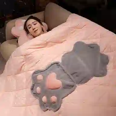 公主恋人 卡通可爱猫抓抱枕被 创意布娃娃布偶 玩偶周边