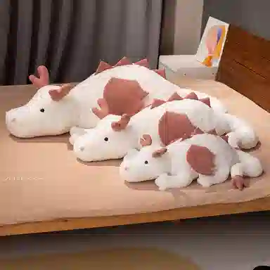 公主恋人 趴姿长条恐龙 玩偶 毛绒公仔