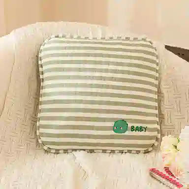 公主恋人 纯棉条纹空调被 宿舍办公室靠枕抱枕午睡毯 玩偶周边