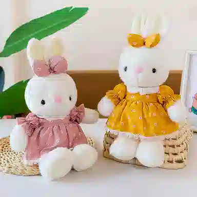公主恋人 雅苏兔 穿衣兔子 玩偶 毛绒公仔