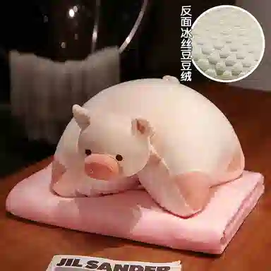 公主恋人 多功能冰豆豆午睡枕小枕头 玩偶 毛绒公仔