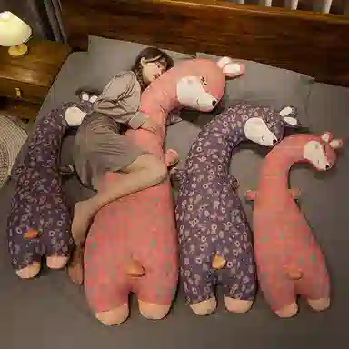 公主恋人 可爱碎花兔抱枕 玩偶 毛绒公仔