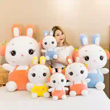 公主恋人 草莓水果免 陪伴萌物 可爱萌兔 玩偶 毛绒公仔