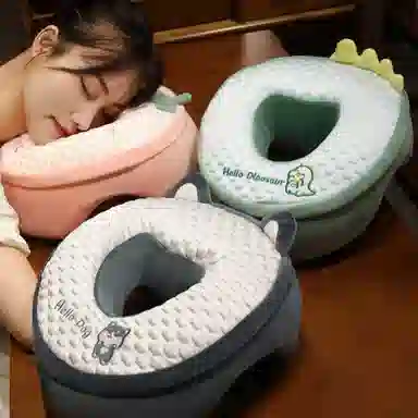 公主恋人 加高镂空冰豆豆护眼午睡枕 趴枕靠枕 玩偶周边