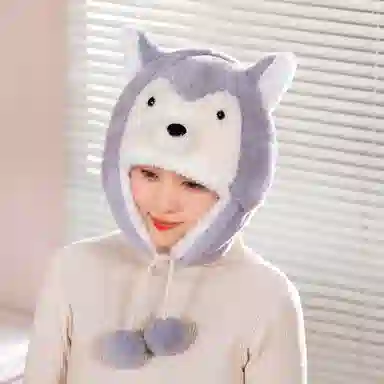 公主恋人 创意软萌哈士奇 企鹅帽子 限定舒适柔软 萌趣可爱 玩偶周边