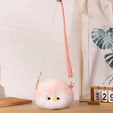 公主恋人 萌趣造型企鹅崽崽包包 玩偶 毛绒公仔