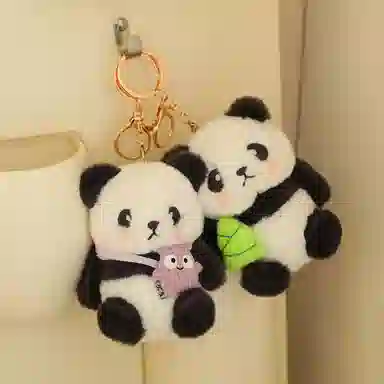 公主恋人 球球熊猫安抚布娃娃 玩偶 毛绒挂件