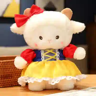 公主恋人 少女系小羊 换装布娃娃抱枕 玩偶 毛绒公仔