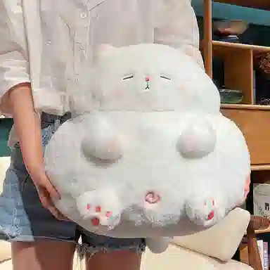 公主恋人 卡通可爱团团喵抱枕 创意布娃娃 玩偶 毛绒公仔