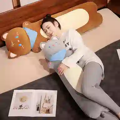 公主恋人 可爱卡通猫咪长条枕 玩偶 毛绒公仔