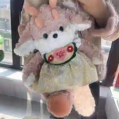 公主恋人 围兜穿衣角龙 哄睡抱枕 玩偶 毛绒公仔