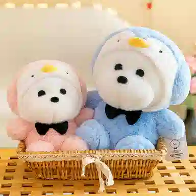 公主恋人 变身狗狗 企鹅 玩偶 毛绒公仔
