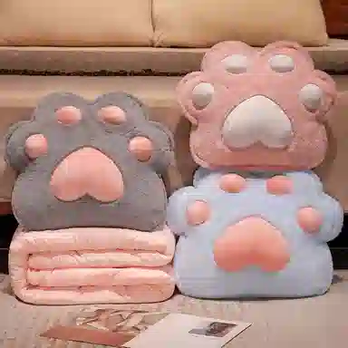 公主恋人 卡通可爱猫抓抱枕被 创意布娃娃布偶 玩偶周边