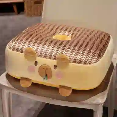 公主恋人 卡皮巴拉冰藤蒲团坐垫 玩偶周边