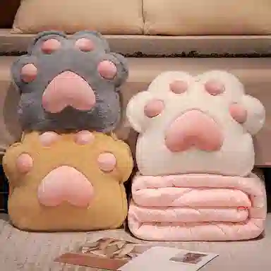 公主恋人 卡通可爱猫抓抱枕被 创意布娃娃布偶 玩偶周边