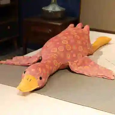 公主恋人 可爱超萌花布大鹅 玩偶 毛绒公仔