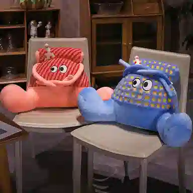 公主恋人 卡通多巴胺冰丝羊羔绒布偶 柔软舒适 玩偶周边