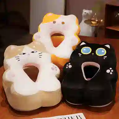 公主恋人 卡通猫咪午睡枕 抱枕 玩偶周边