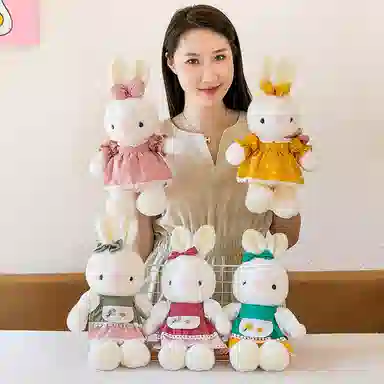 公主恋人 雅苏兔 穿衣兔子 玩偶 毛绒公仔