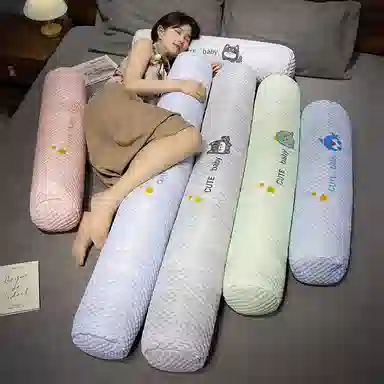 公主恋人 冰豆豆圆柱抱枕 简约长条枕 玩偶周边