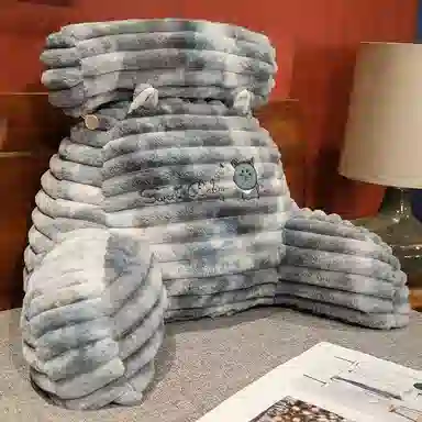 公主恋人 炫彩扎染卡通动物腰靠 靠枕 靠垫 玩偶周边