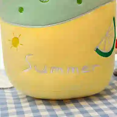 公主恋人 果汁奶茶杯抱枕 饮料靠枕 布娃娃 玩偶 毛绒公仔