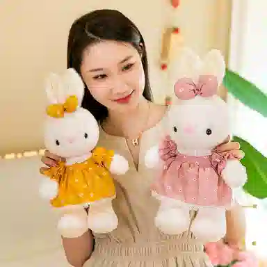 公主恋人 雅苏兔 穿衣兔子 玩偶 毛绒公仔