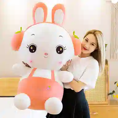 公主恋人 草莓水果免 陪伴萌物 可爱萌兔 玩偶 毛绒公仔