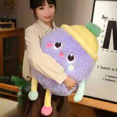 公主恋人 长毛怪兽抱枕 玩偶 毛绒公仔