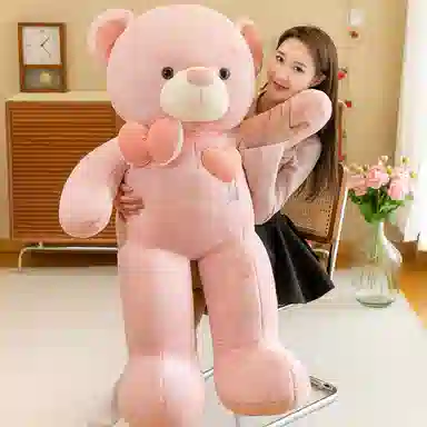 公主恋人 花朵领结熊 玩偶 毛绒公仔