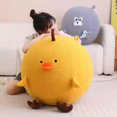 公主恋人 卡通毛绒瑜伽球 训练球靠枕 玩偶周边