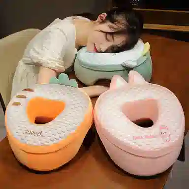 公主恋人 加高镂空冰豆豆护眼午睡枕 趴枕靠枕 玩偶周边