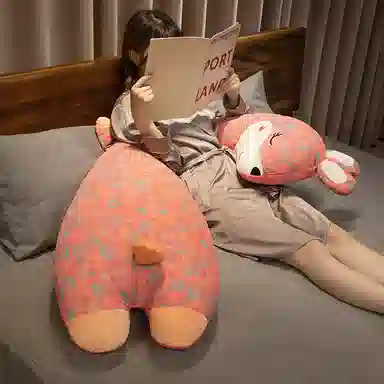 公主恋人 可爱碎花兔抱枕 玩偶 毛绒公仔