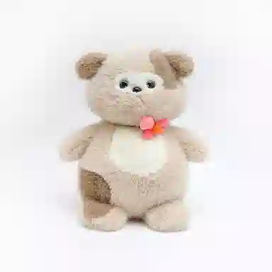 公主恋人 花花小狗抱枕 玩偶 毛绒公仔