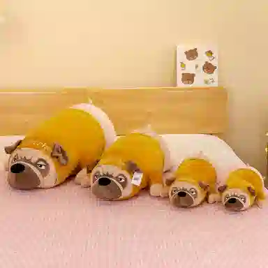 公主恋人 沙皮狗 巴哥犬 狗狗抱枕 布娃娃 玩偶 毛绒公仔