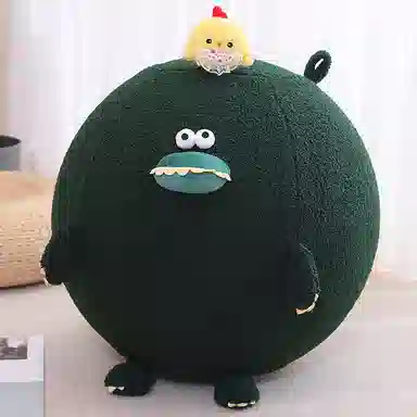 公主恋人 卡通毛绒瑜伽球 训练球靠枕 玩偶周边