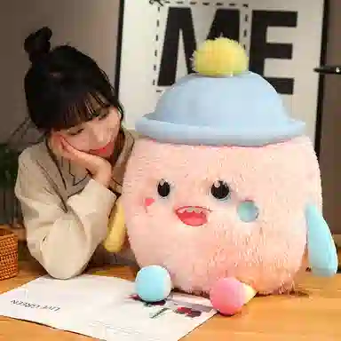 公主恋人 长毛怪兽抱枕 玩偶 毛绒公仔