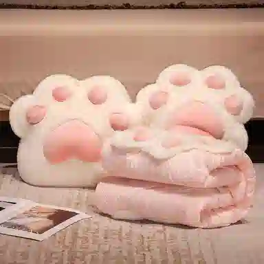 公主恋人 卡通可爱猫抓抱枕被 创意布娃娃布偶 玩偶周边