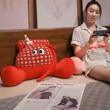 公主恋人 卡通多巴胺冰丝羊羔绒布偶 柔软舒适 玩偶周边