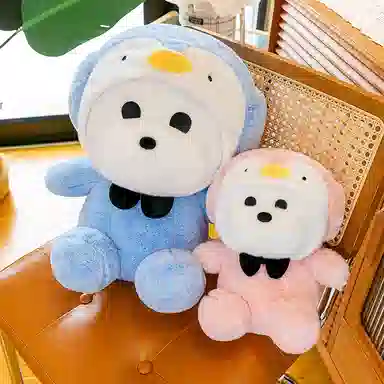 公主恋人 变身狗狗 企鹅 玩偶 毛绒公仔
