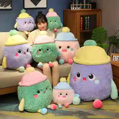 公主恋人 长毛怪兽抱枕 玩偶 毛绒公仔