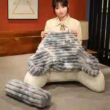 公主恋人 炫彩扎染卡通动物腰靠 靠枕 靠垫 玩偶周边