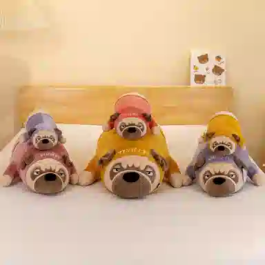 公主恋人 沙皮狗 巴哥犬 狗狗抱枕 布娃娃 玩偶 毛绒公仔