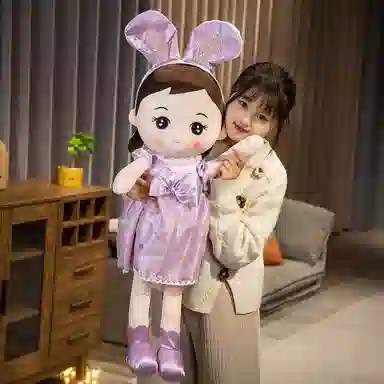 公主恋人 超萌兔宝贝小女孩 玩偶 毛绒公仔