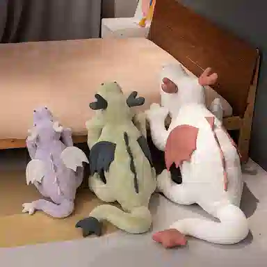 公主恋人 趴姿长条恐龙 玩偶 毛绒公仔