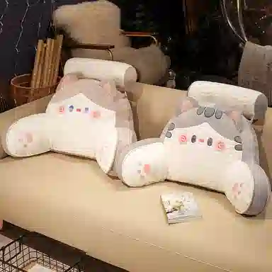 公主恋人 卡通抱抱猫乳胶腰靠 沙发靠枕 玩偶周边