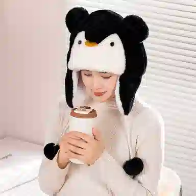 公主恋人 创意软萌哈士奇 企鹅帽子 限定舒适柔软 萌趣可爱 玩偶周边